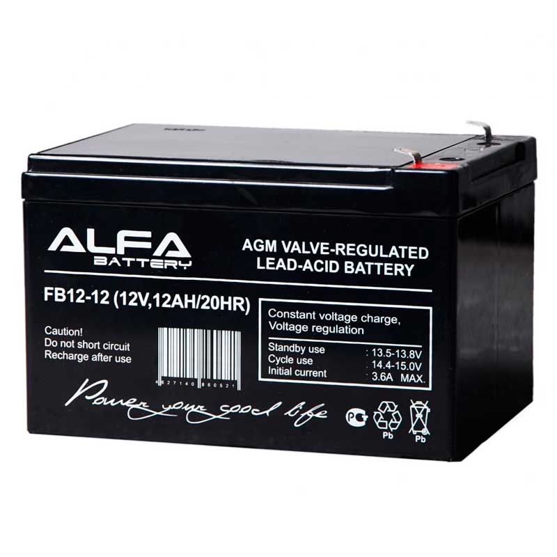Аккумулятор ALFA Battery FB 12-12 (12V / 12Ah)